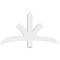 Ekena Millwork Davenport Architectural Grade PVC Gable Bracket, 48"W x 26"H x 2"D x 4"F, 13/12 Pitch GBP048X26X0204DAV00 - alternate 2